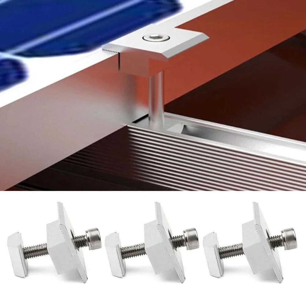 

Aluminum Silver Hollow Solar Panel Module Aluminum Bracket Rail Trapezoidal Sheet 30cm Mounting Rail For Most Frame Modules