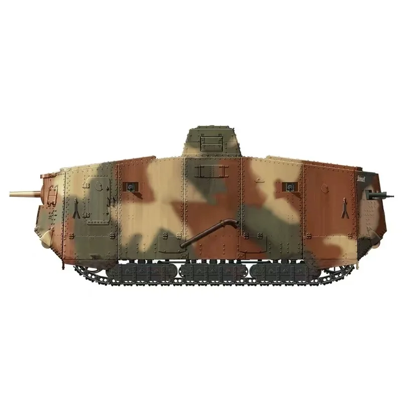 Фото Сборная модель 1/35 MENG TS-017 GERMAN A7V TANK (KRUPP) Пластиковый комплект №1