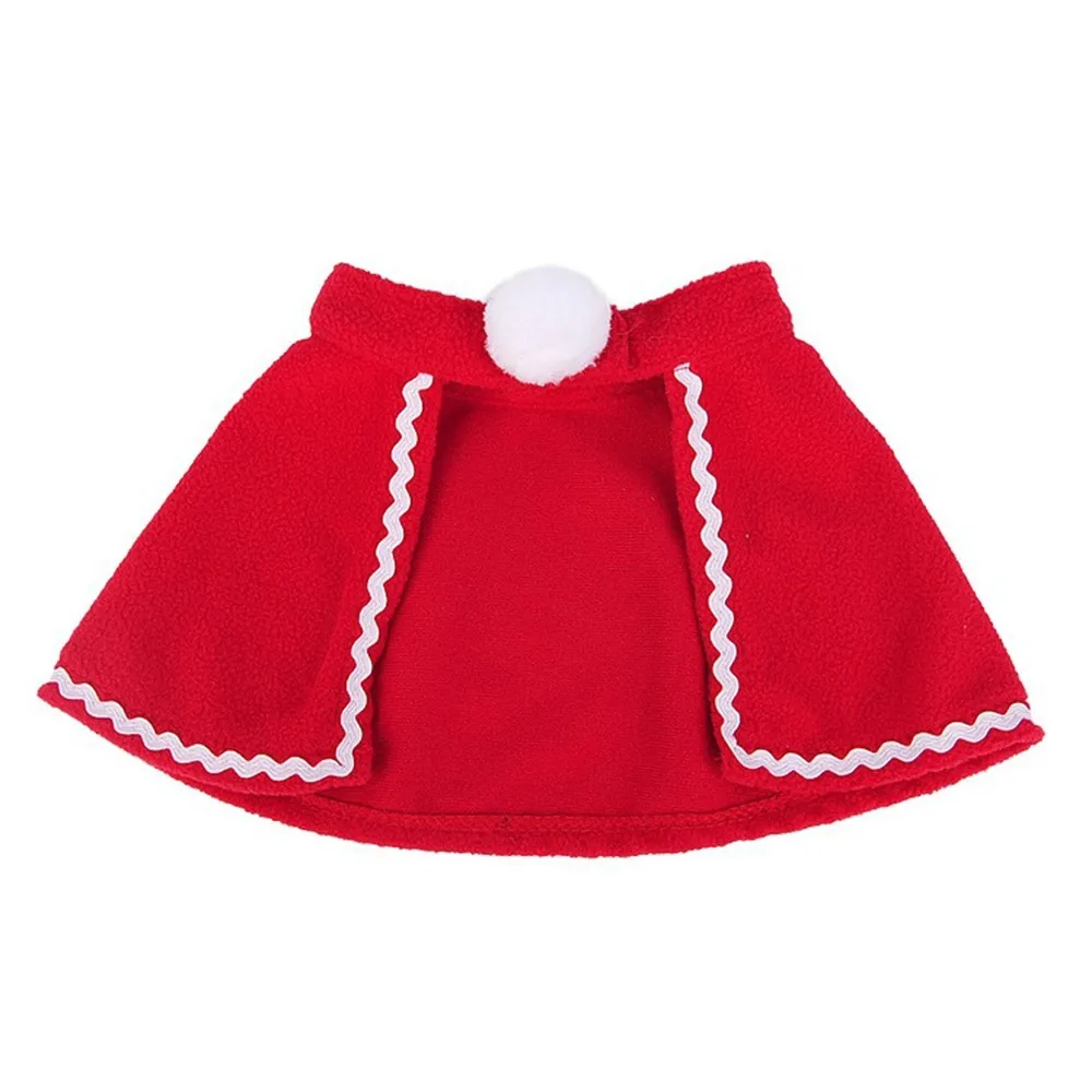 

Brand New High Quality Christmas Pet Christmas Costumes Christmas Decor Headband Cloak Coral Fleece Adjustable