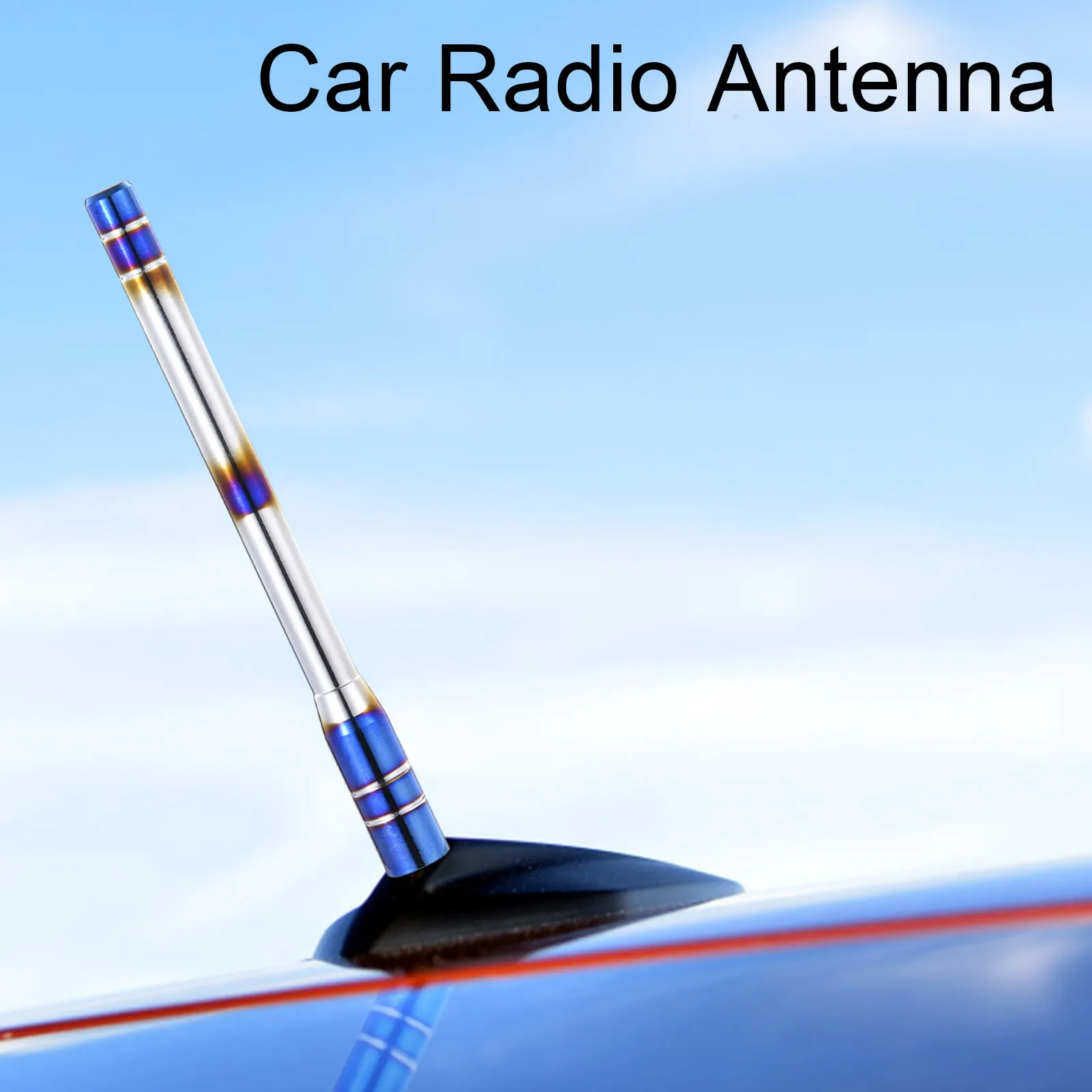 

Universal Automotive Radio Antenna Replacement Car Roof Mast Whip Stereo Radio FM/AM Signal Aerial Amplified Antenna