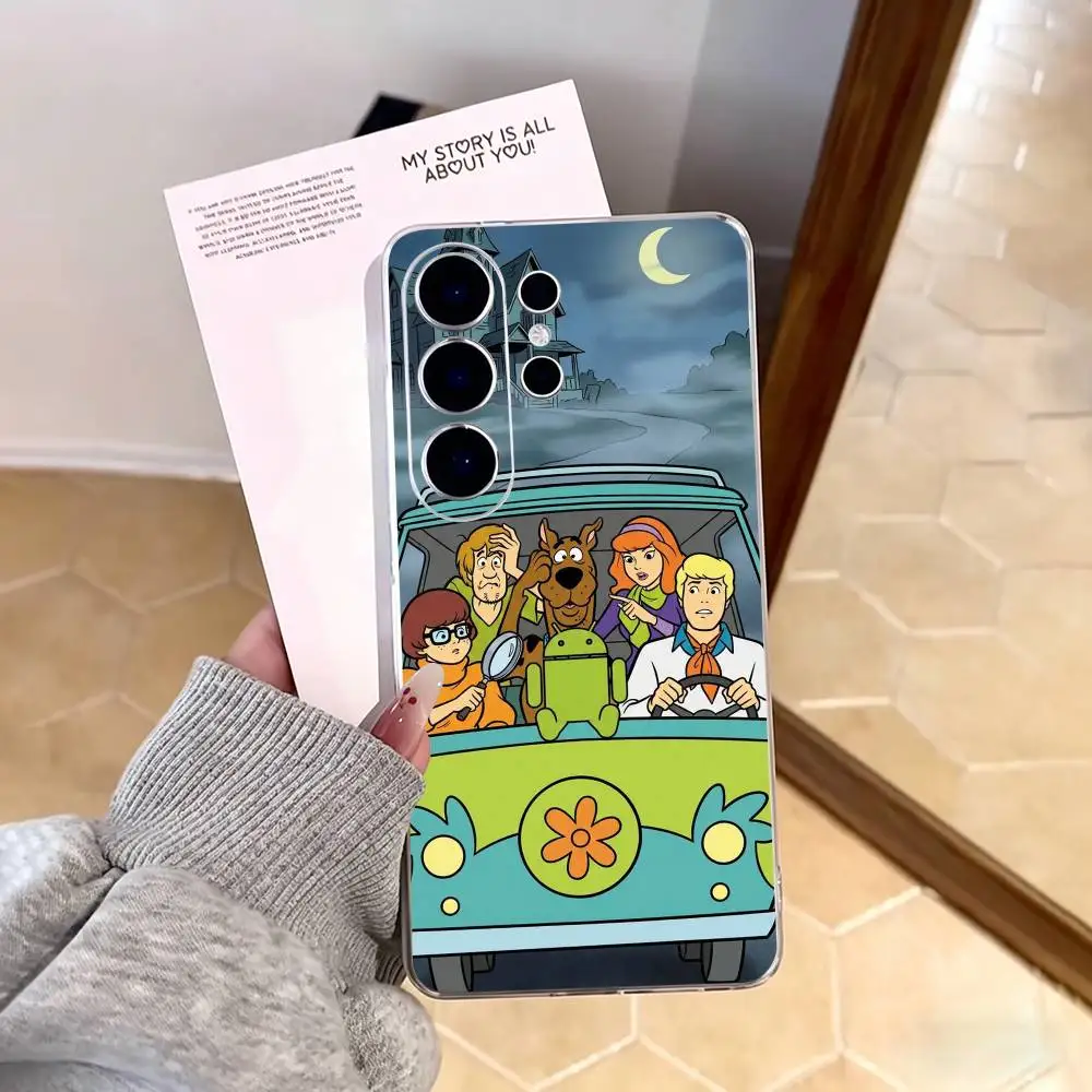 Чехол для телефона S-Scooby-Doo для Samsung S25, S24, S21, S22, S23, S30, Ultra, S20, Plus, Fe, Note, 10, 9, 5G, прозрачный (art.: 3920dbfb373e8) - 3920dbfb373e8