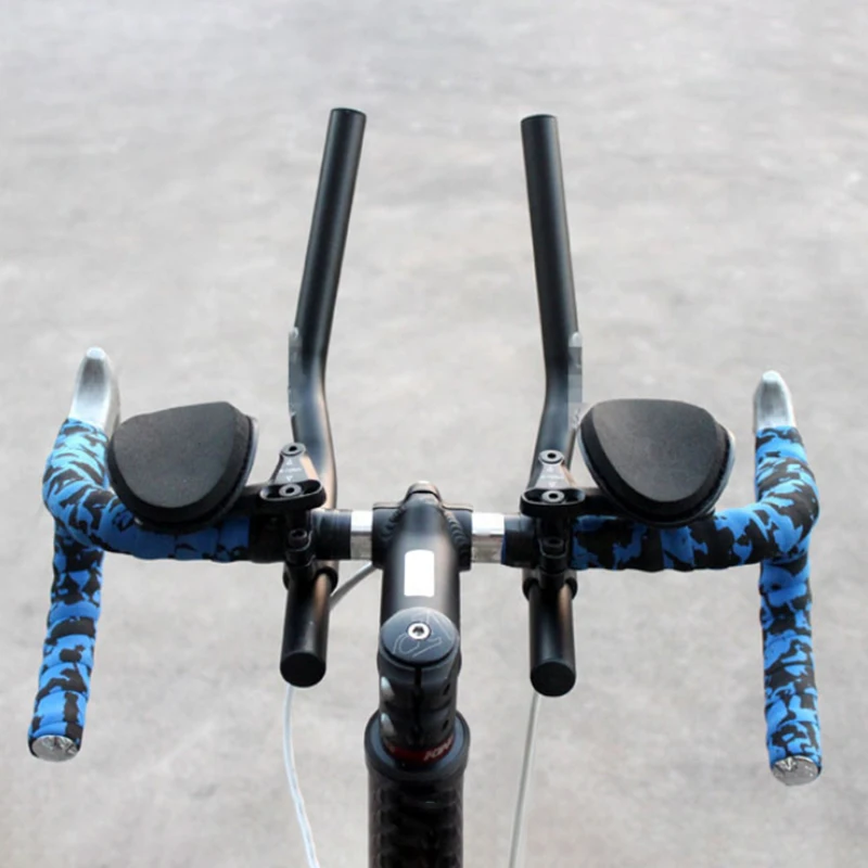 

Велосипедный упор TT, зажим для руля на аэродинамических перекладинах, удлинитель руля для триатлона, аэробара, велосипедный упор для горного и дорожного велосипеда, 1 пара
