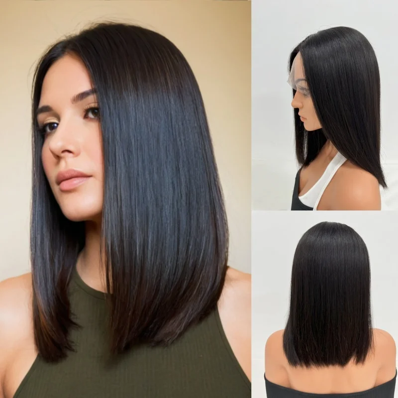 Медицинский парик с кружевным верхом противоскользящий мягкий силиконовый