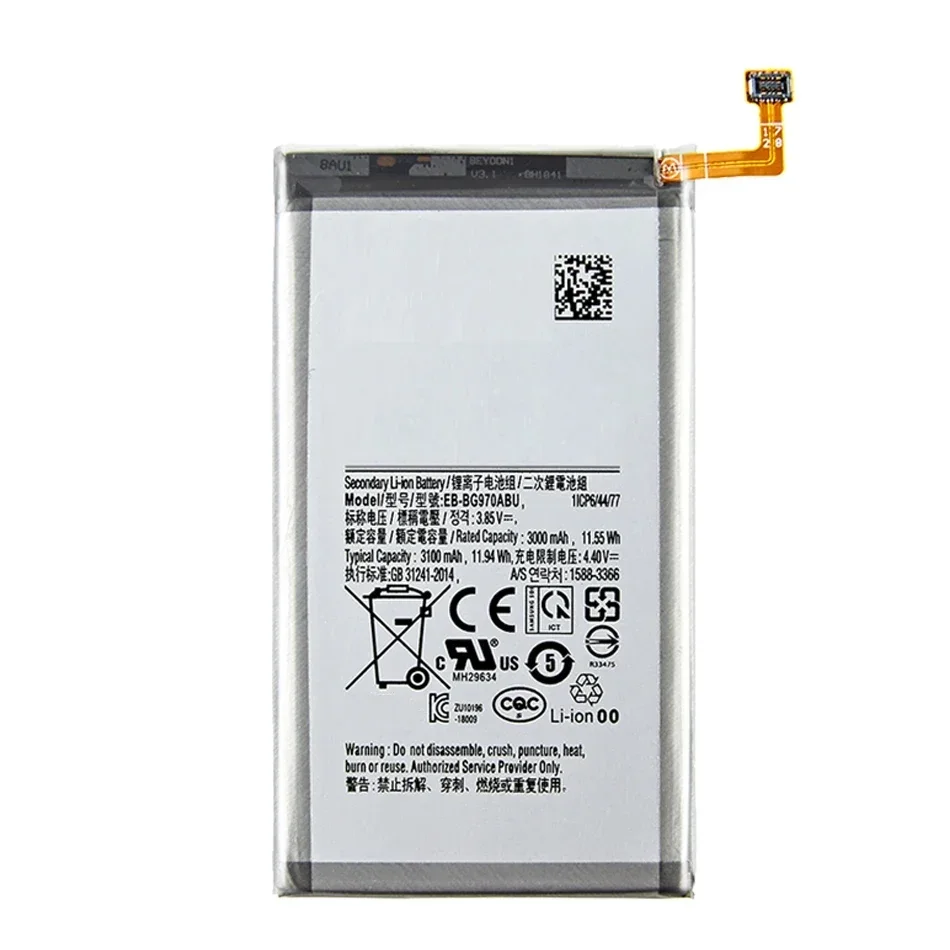EB-BG970ABU 3100 мАч аккумулятор для Samsung Galaxy S10E S10 E G9700 SM-G970F/DS SM-G970F SM-G970U SM-G970W аккумуляторы