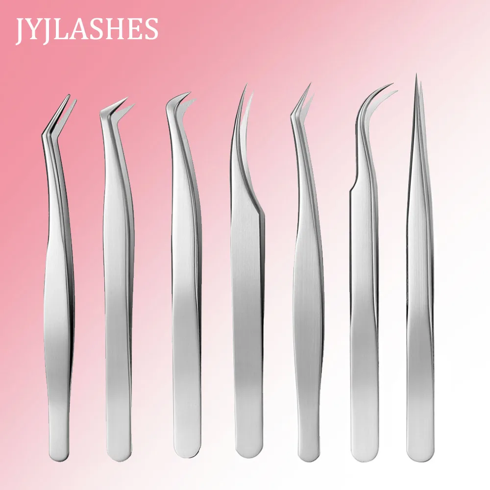 1 шт. пинцет для наращивания ресниц из нержавеющей стали