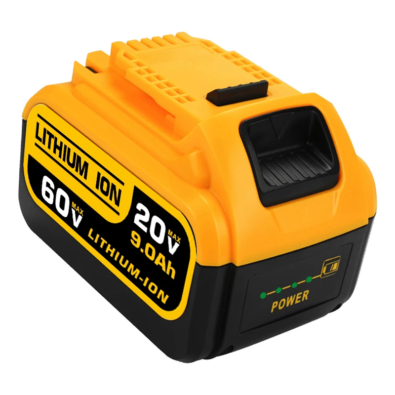 

20V 60V 120V MAX 6000mAh 9000mAh Replacement Lithium Battery for Dewalt DCB606 DCB612 DCB609 DCB205 DCB204 DCB206 Power Tools