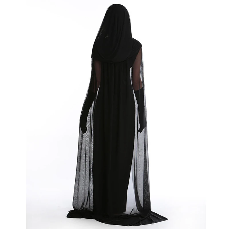 Карнавал Хэллоуин Женский страшный костюм злого ведьмы кладбище Труп невесты