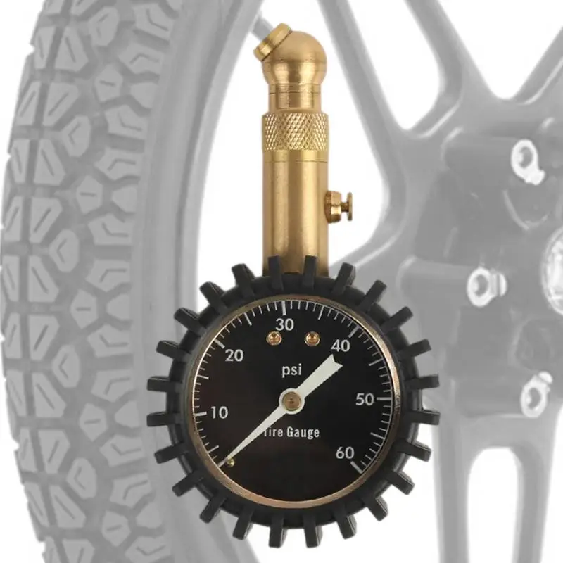 Автомобильный измеритель давления в шинах 0-60 PSI с воздушным патроном и