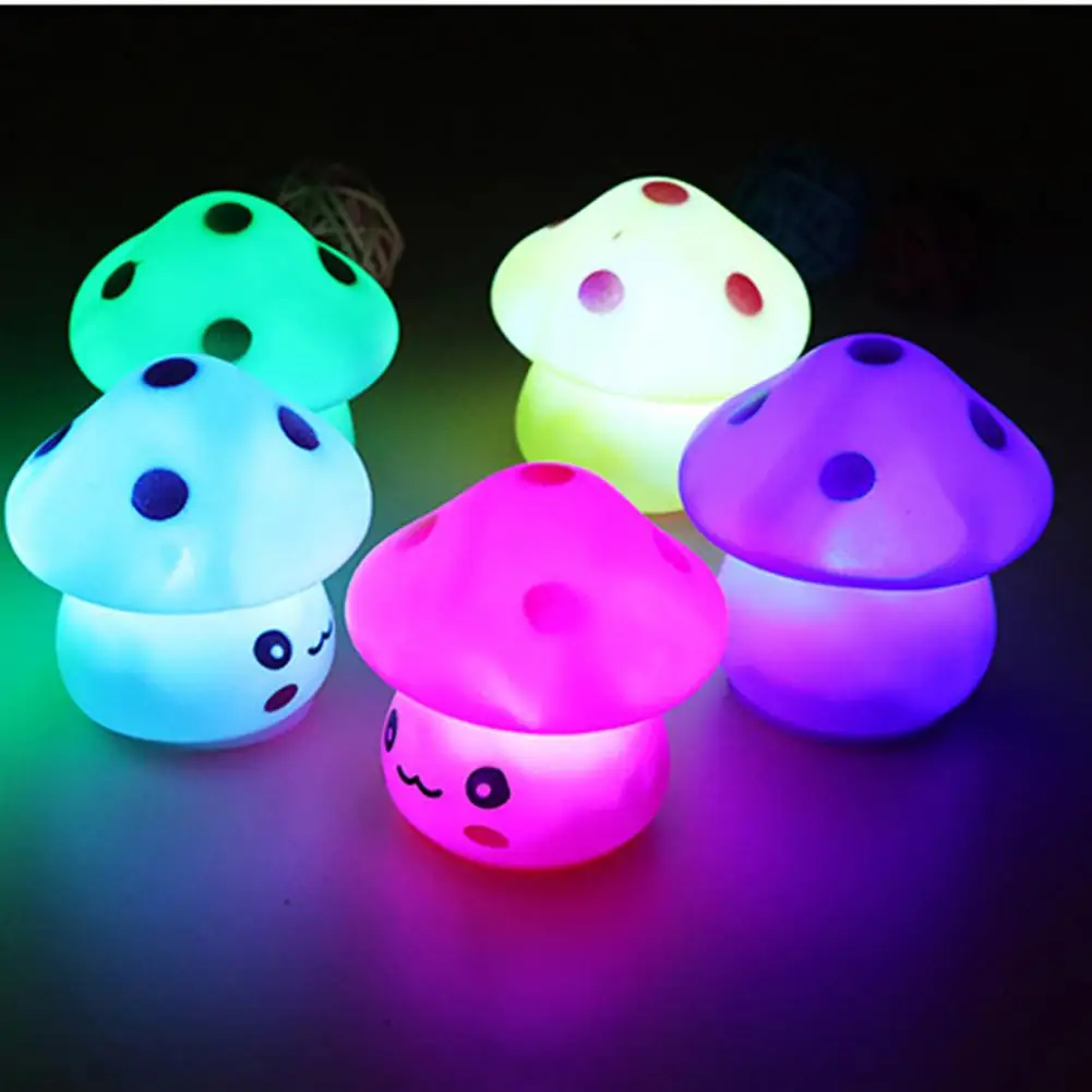 

LED Light for Desk Decor Night Light Fantastic Cute Vinyl Mushroom