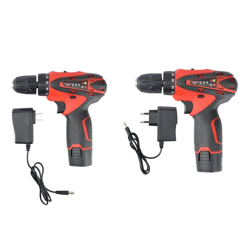 

Беспроводная ударная дрель 12 В, электрическая отвертка, бытовая миниатюрная перезаряжаемая ручная дрель с литиевой батареей