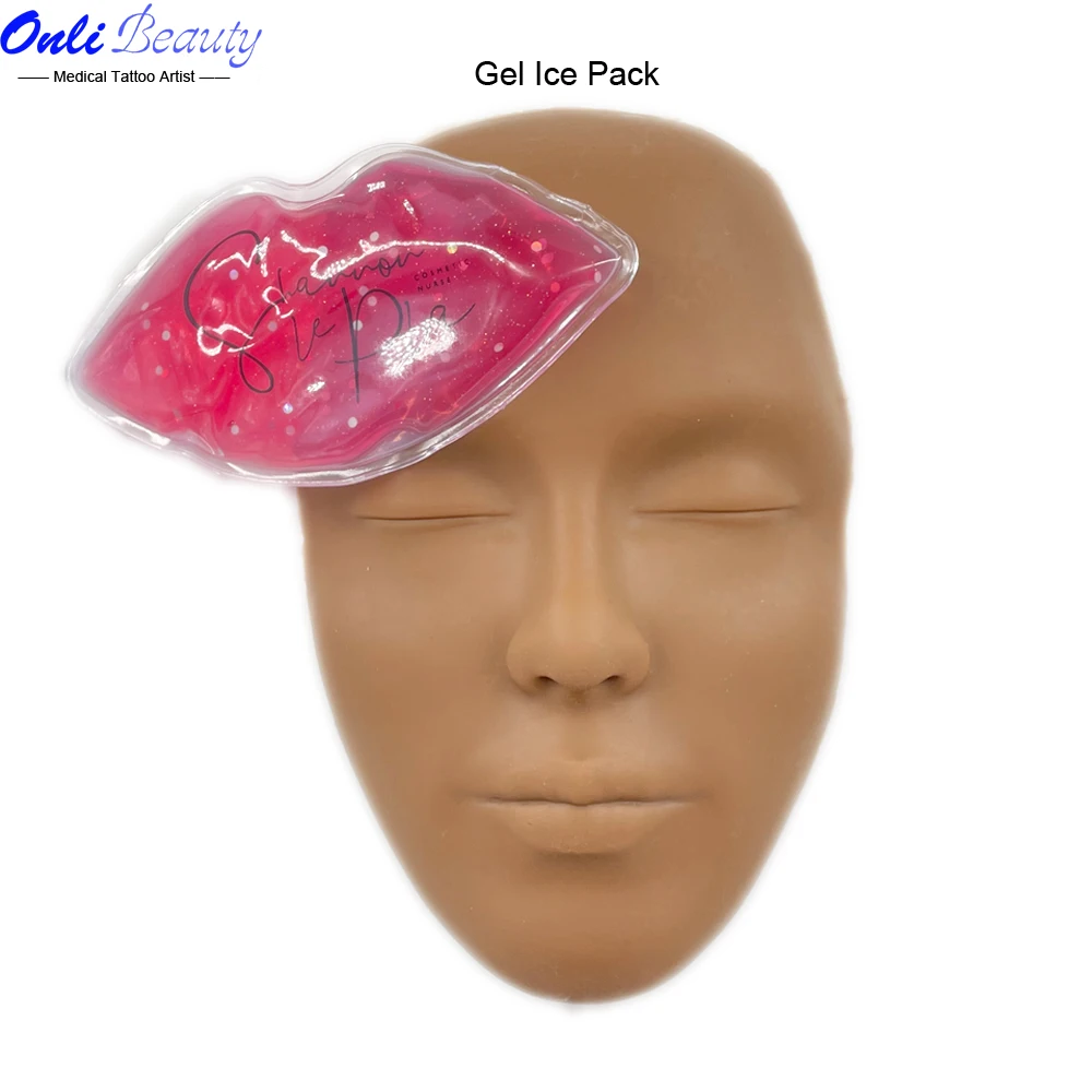 Гелевые пакеты для губ гибкая охлаждающая подкладка холодного компресса румян