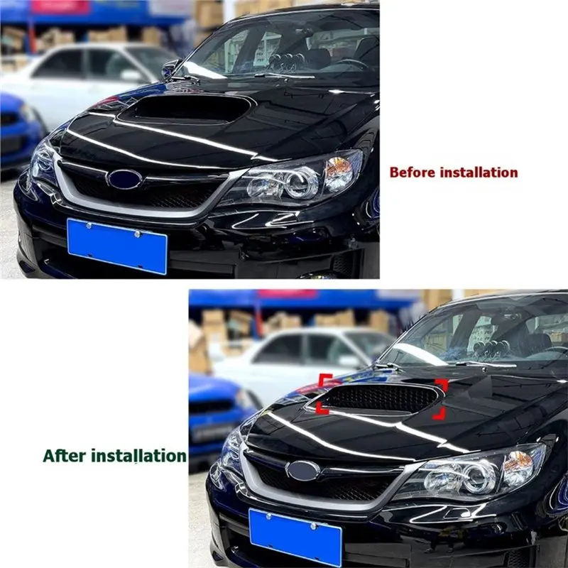 Фото Защитная сетка-гриль ABXN-Honeycomb для передней решетки Subaru Impreza WRX STI 2008-2014 годов выпуска №2