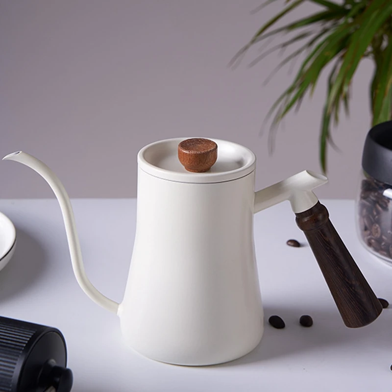 Кофейник кувшин для взбивания молока с гусиной шеей носик чайника чайник из