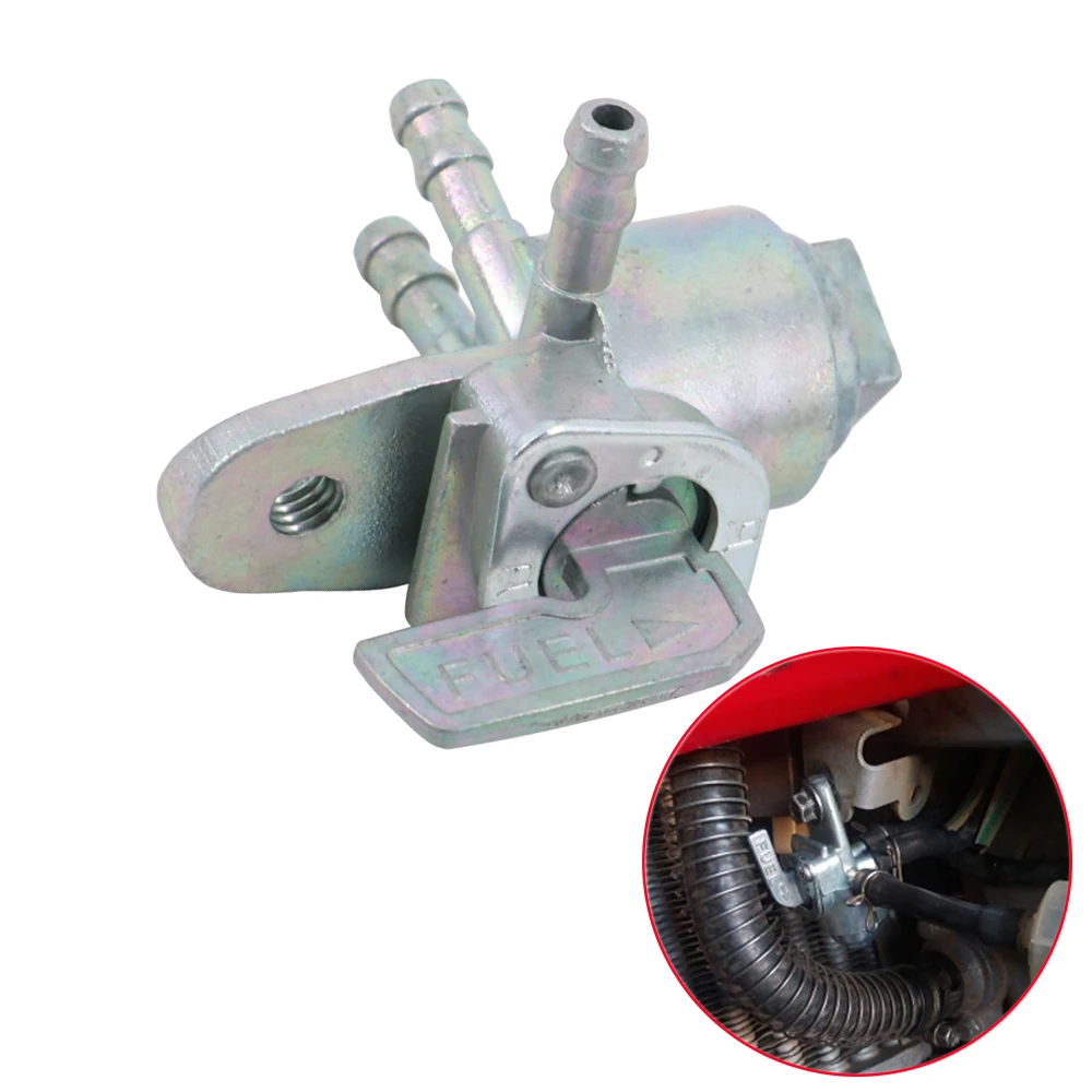 

3-портовый переключатель газового топливного клапана, переключатель крана для топливного крана YMH, мотоцикла, велосипеда, квадроцикла