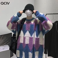 autumn winter sweater men warm fashion retro casual knitted pullover men loose korean knitting soft sweaters men clothes