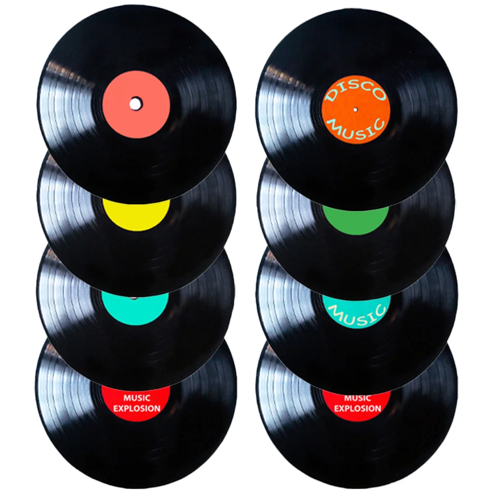 

CD Wall Decorative Sticker Coffee Bar Room Stickers Home Decoration Living For House Decorations Bedroom Vinyl Records