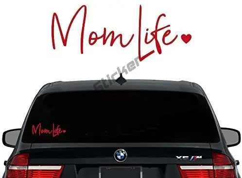

Creative Concept Ideas Mom Life Decal Vinyl Sticker|Cars Trucks Vans Walls Laptop RED Novelty JDM Creative Refit Sticker Decor