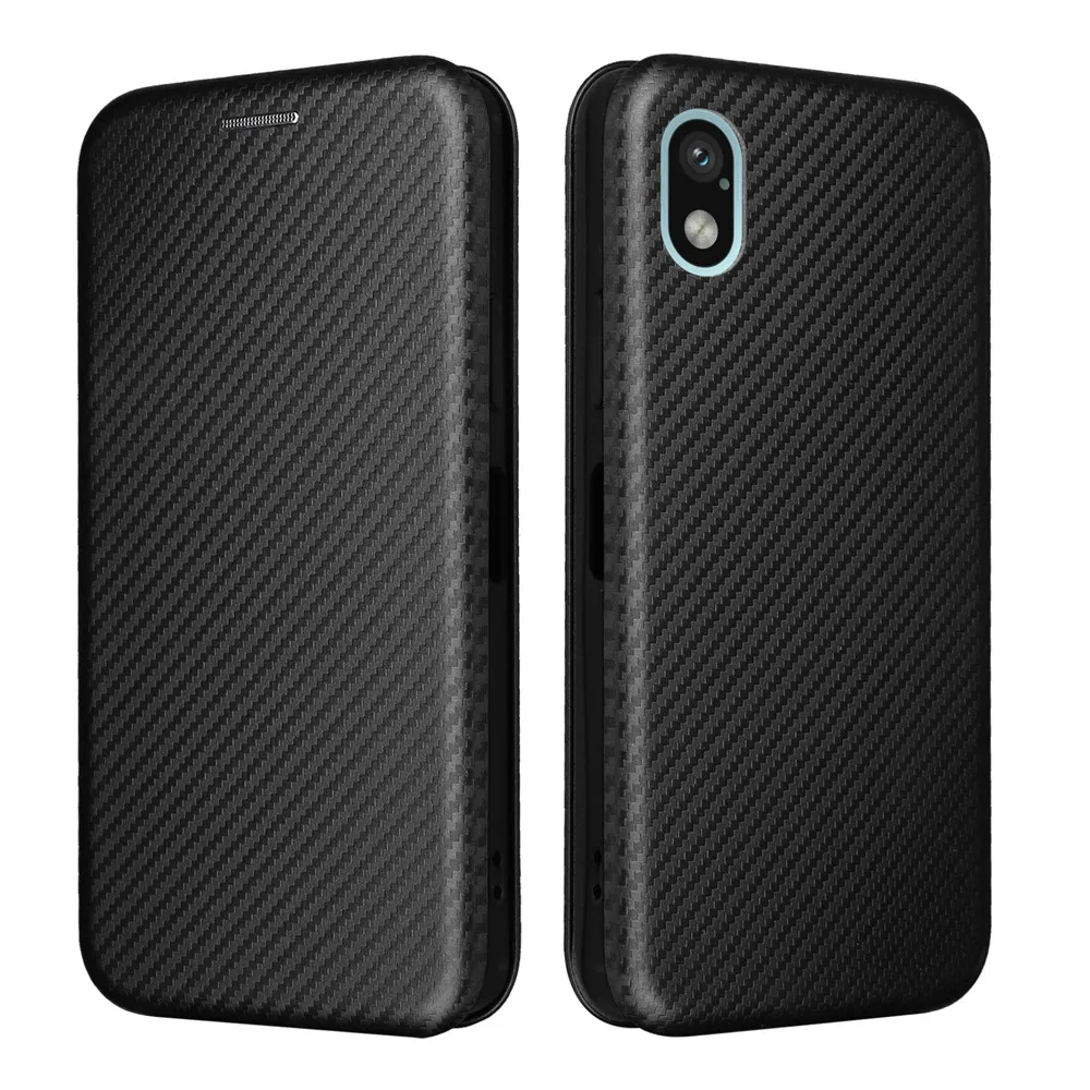 Модный флип-карбоновый противоударный кошелек магнитный кожаный чехол для Sony