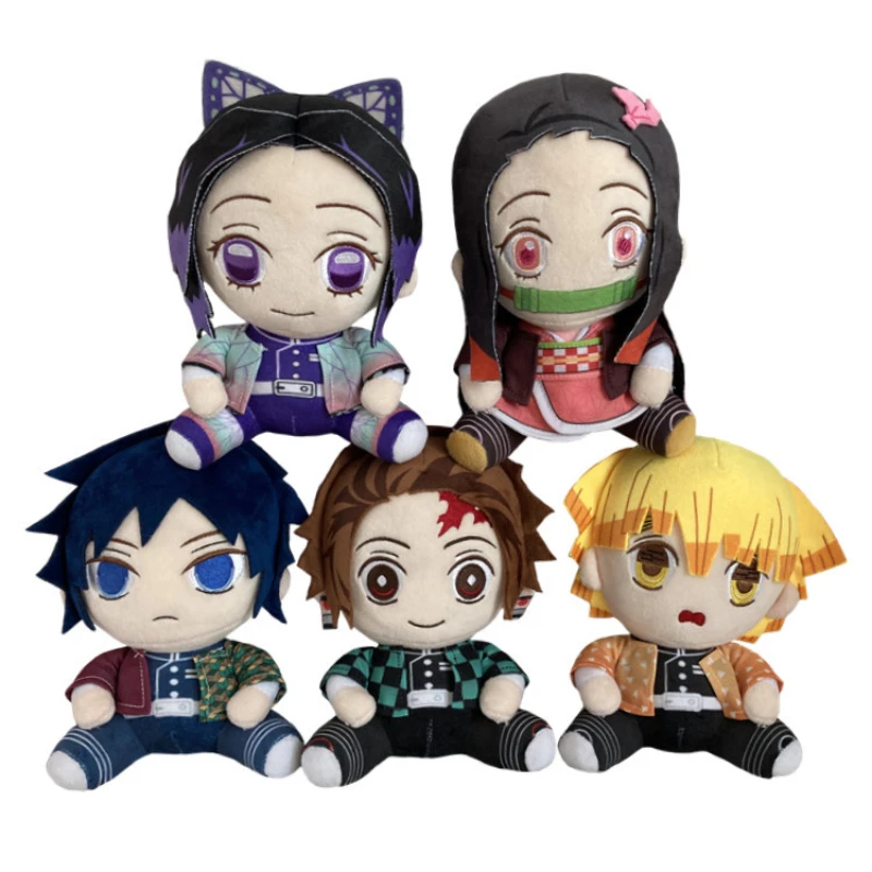 

Плюшевая игрушка Kimetsu No Yaiba Kamado Tanjirou Tomioka Giyuu Agatsuma Zenitsu Douma Sabito, плюшевая кукла, 20 см