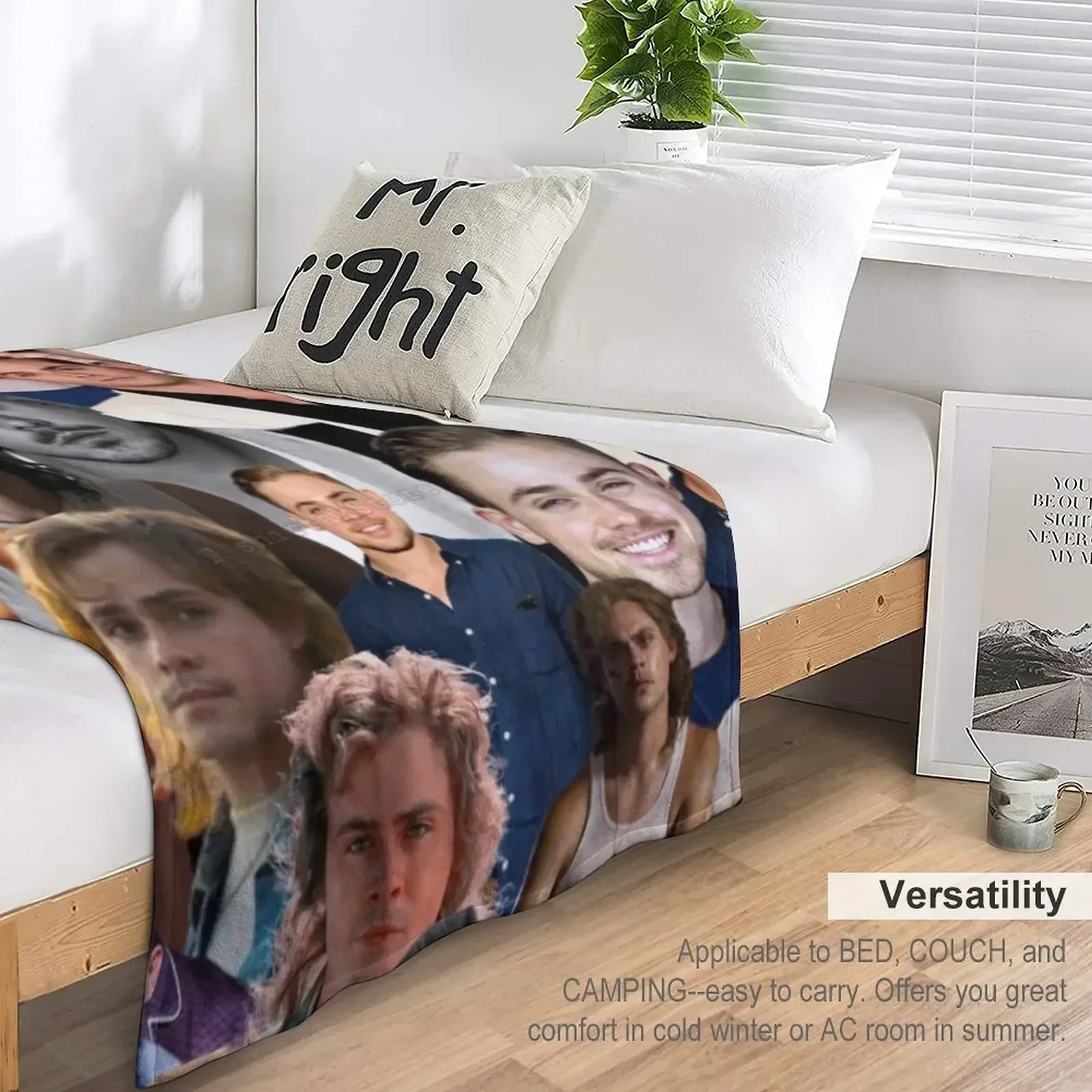 dakcre montgomery фотоколлаж пледы диван-кровать тонкие одеяла