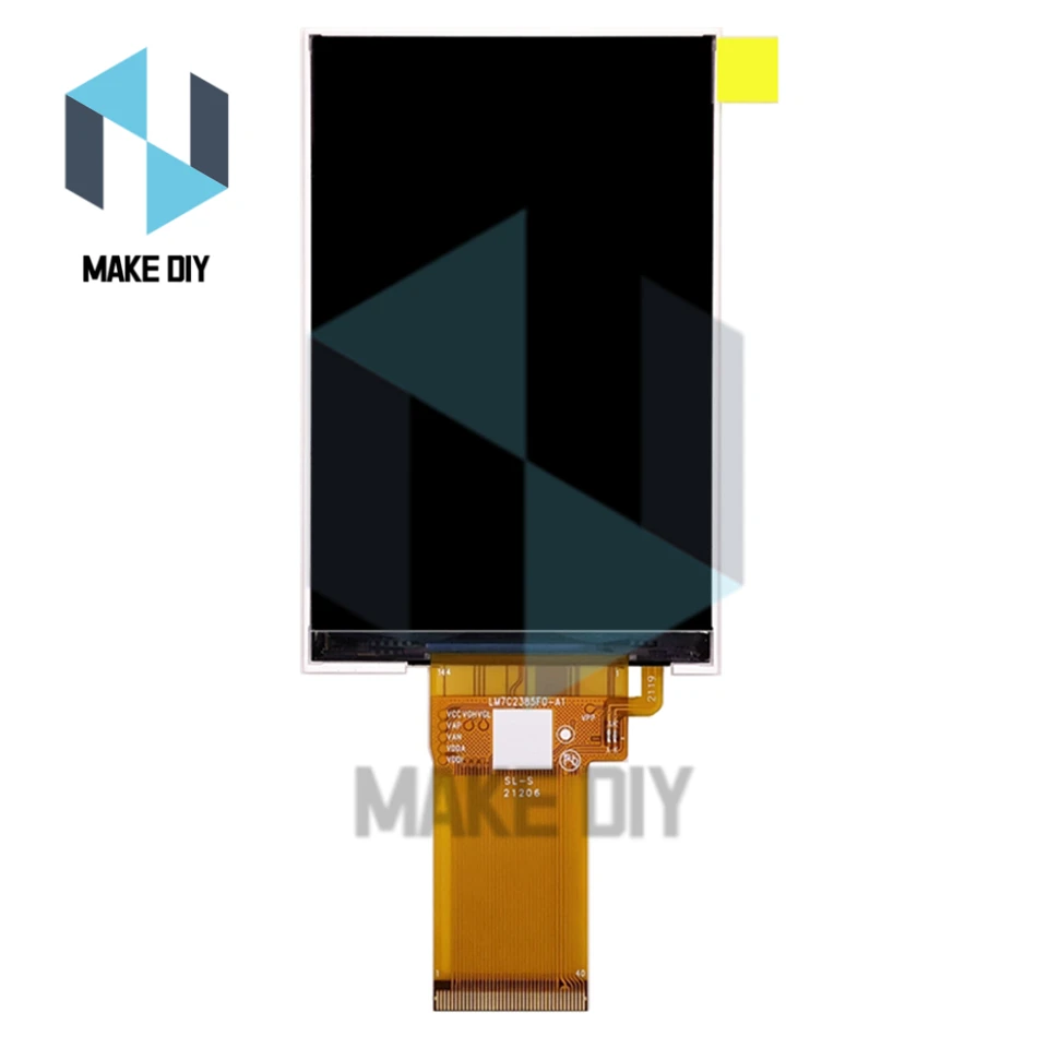 3 5-дюймовый TFT ЖК-модуль 5*480 40-контактный драйвер ST7796U MCU 320 бит параллельный порт RGB