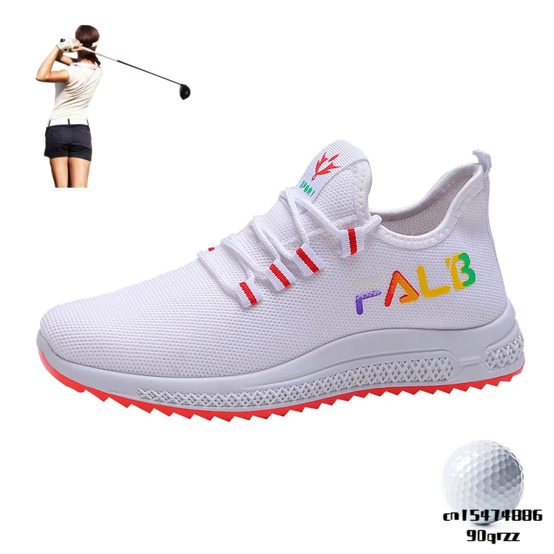 

Women's Ladies Trendy Girls Golf Sneakers Sock Mesh Sport Sneakers Women Golf Training Shoes Summer Sneakers Leisure Shoes
