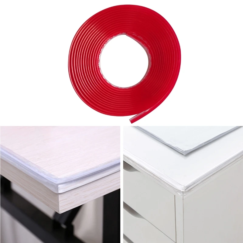 

10mm /0.39in Transparent Table Edge Furniture GuardDouble-Sided Tape 1m