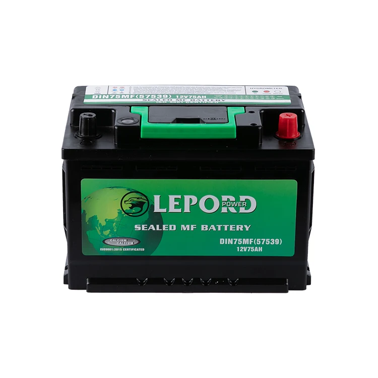 

DIN75 SMF 57539 12V Car Battery 12V75AH High Quality Automobile Battery