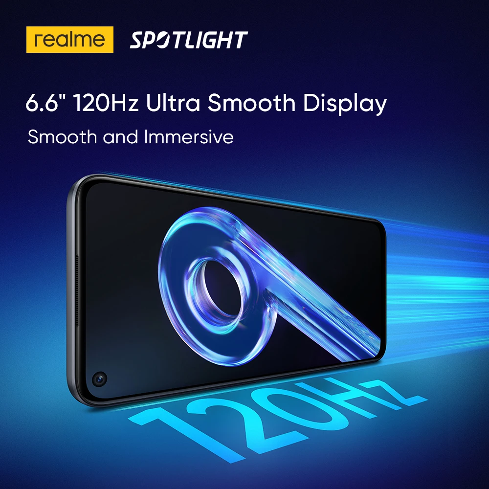 Tanie [New Arrival] Realme 9 5G Smartphone Snapdragon 695 5G Procesor 6.6 ''120Hz Wyświetlacz 50MP AI Potrójny Aparat 5000mAh Bateria NFC