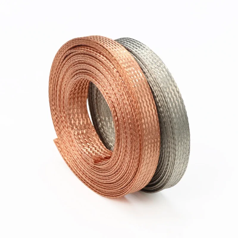2 м луженый медный плетеный рукав мягкая расширяемая металлическая оболочка