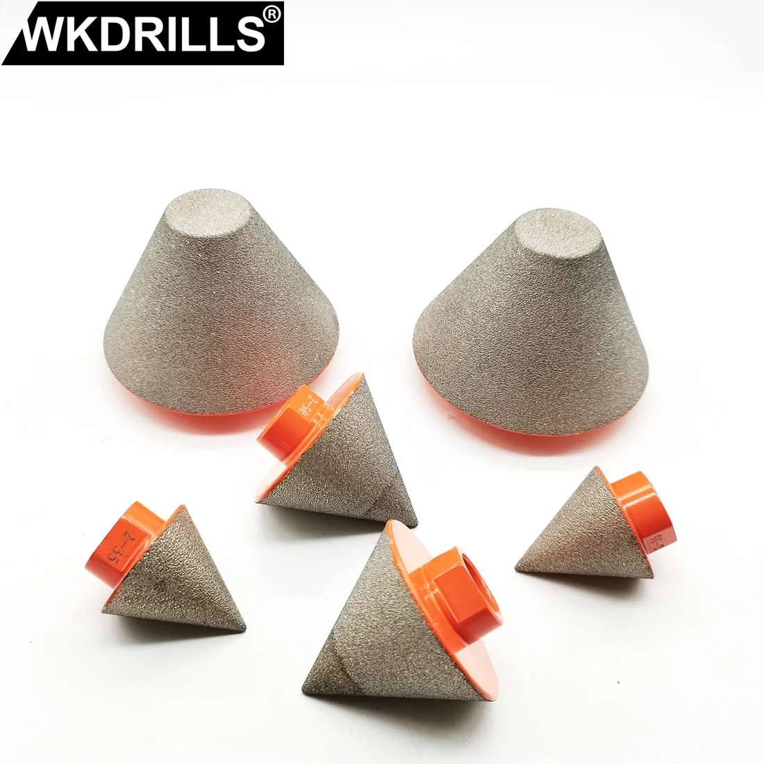 

1pc Dia 35/50/82mm Diamond Chamfering Finger Bit M14 Thread Chamfer Milling Bits for Tile Ceramic Beveling Holes