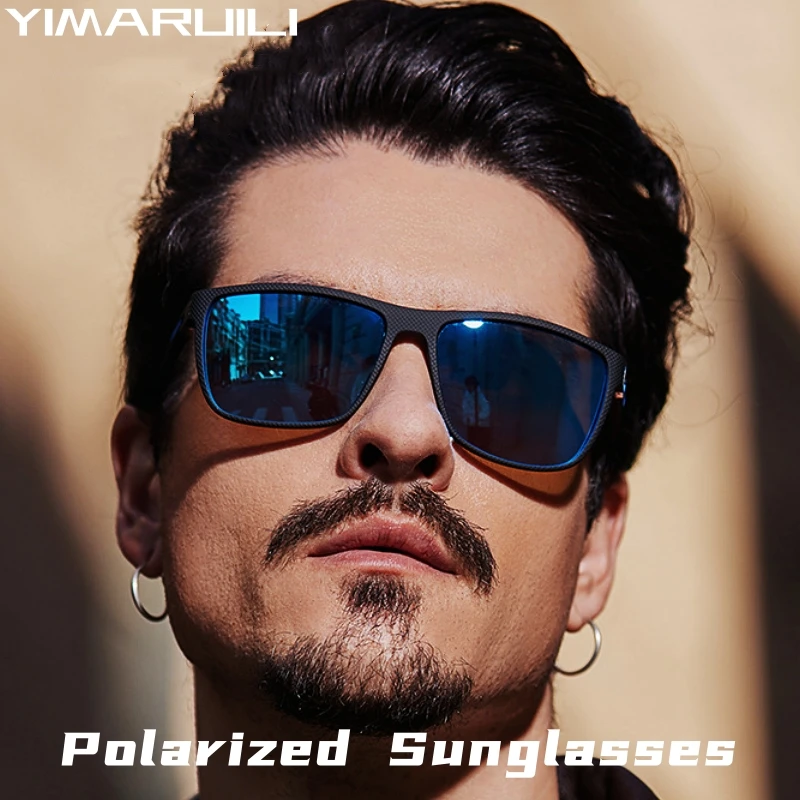 

Модные ультралегкие квадратные очки для вождения YIMARUILI TR90, ретро оптические поляризационные солнцезащитные очки по рецепту для мужчин и женщин C3045