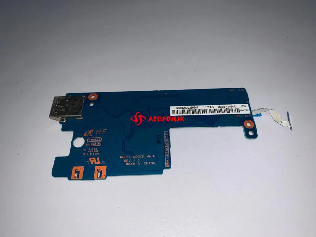 Оригинальная USB-плата для SAMSUNG XE500T1C XE700T1C