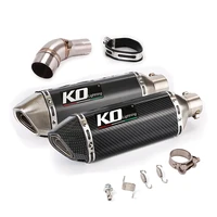 50 8mm for yamaha r25 r3 slip on exhaust system muffler baffles pipe removable db killer escape middle link section any year
