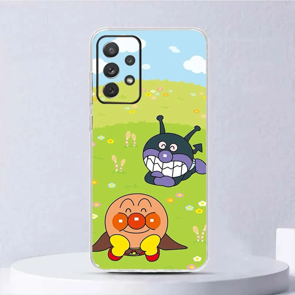 Чехол для телефона Cute Cartoon A-Anpanman Samsung Galaxy A31 A33 A52 A13 A02 A53 A50 A73 A72 A40 A20 A23 A54 A14 A34 задняя