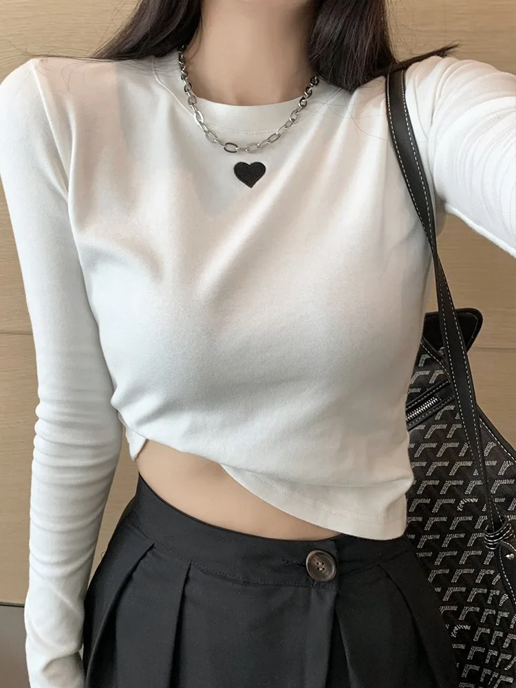 

New Autumn Winter Women Solid Slim Roundneck Sweater Pull Fashion Knitwears Pullovers Clothing Jumper Blouse