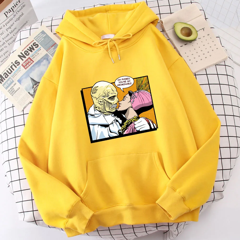 Love Is Forever You Are So Abominable Female Hoodies Harajuku Street Hoody Autumn Fleece Clothing Loose All-Match Women Pullover