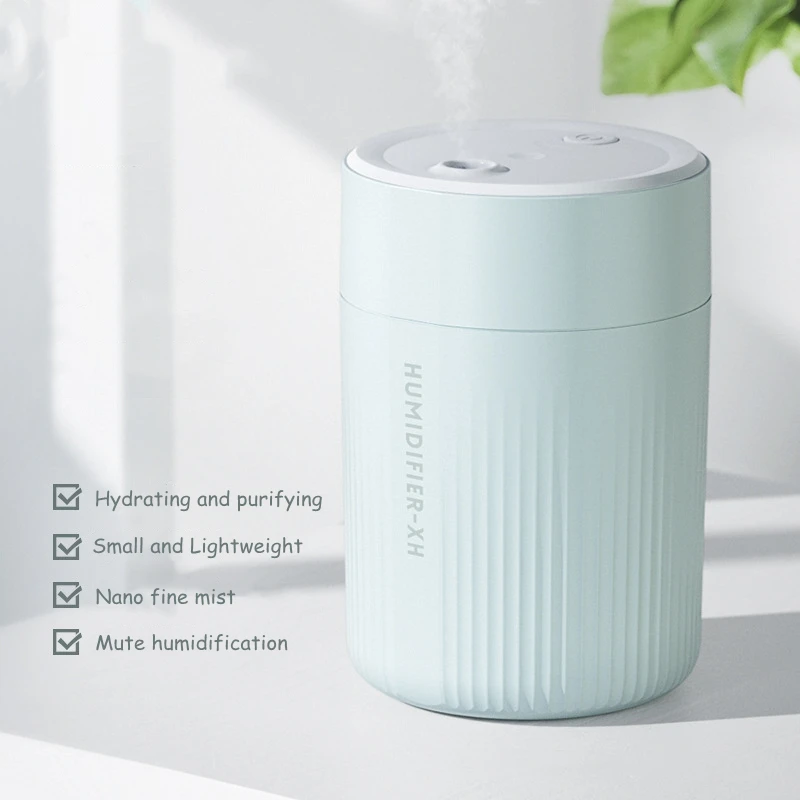 

Portable Wireless Air Humidifier USB Ultrasonic Cool Mist Maker Fogger 1200mAh Rechargeable Battery Aroma Diffuser Humidificador