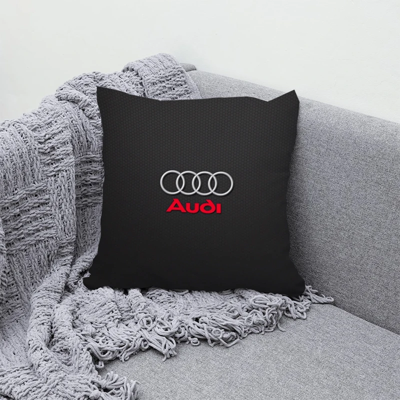 

Throw Pillow Covers Decorative Audis Pillowcase Cushion Cover 45*45 Pillows Decor Home Short Plush Cushions Sofa Pillowcases Bed