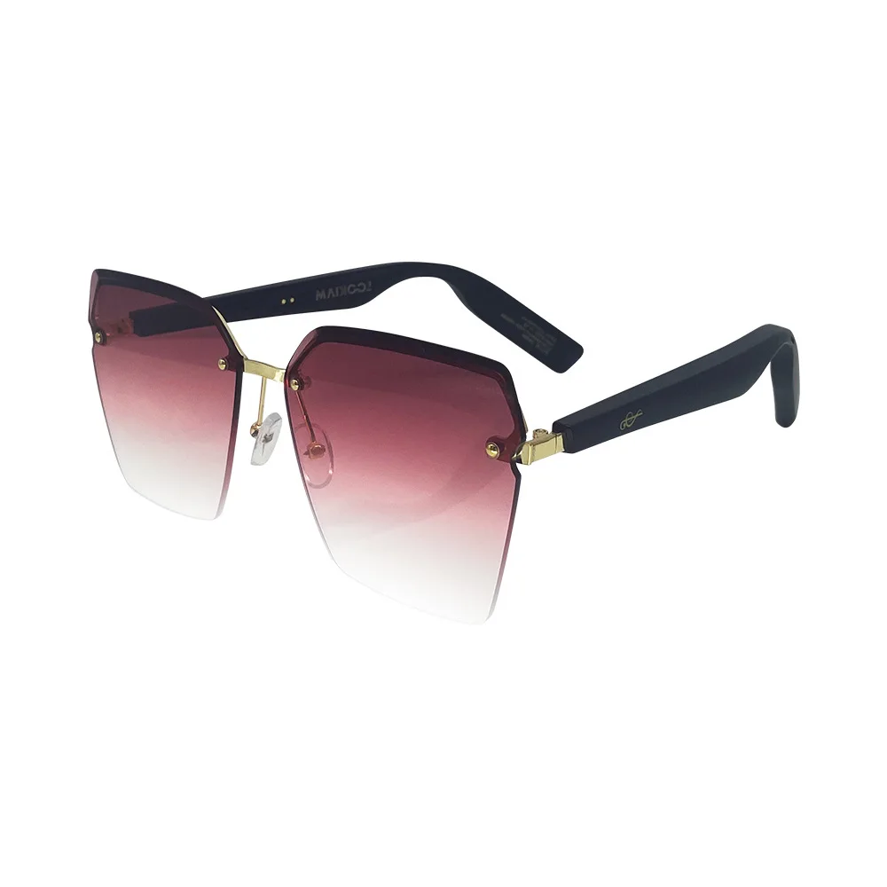 

Cross-border sunglasses polarized anti-ultraviolet smart Bluetooth headset European, American and Korean version trend frameless