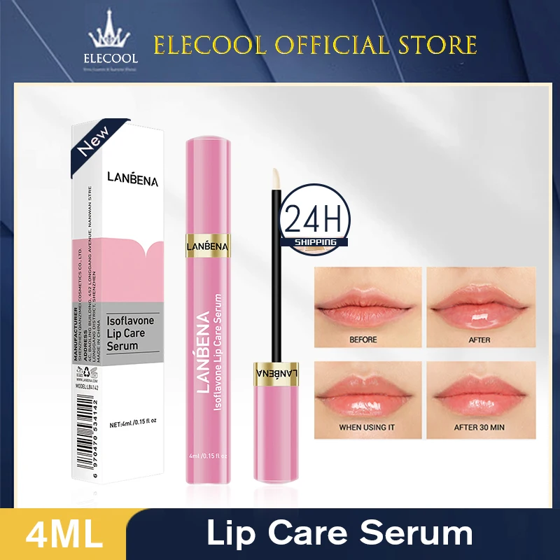 

LANBENA New Lip Care Serum Lip Plumper Repairing Reduce Fine Lines Increase Reduce Fine Lines Moisturizing Lip Care TSLM1