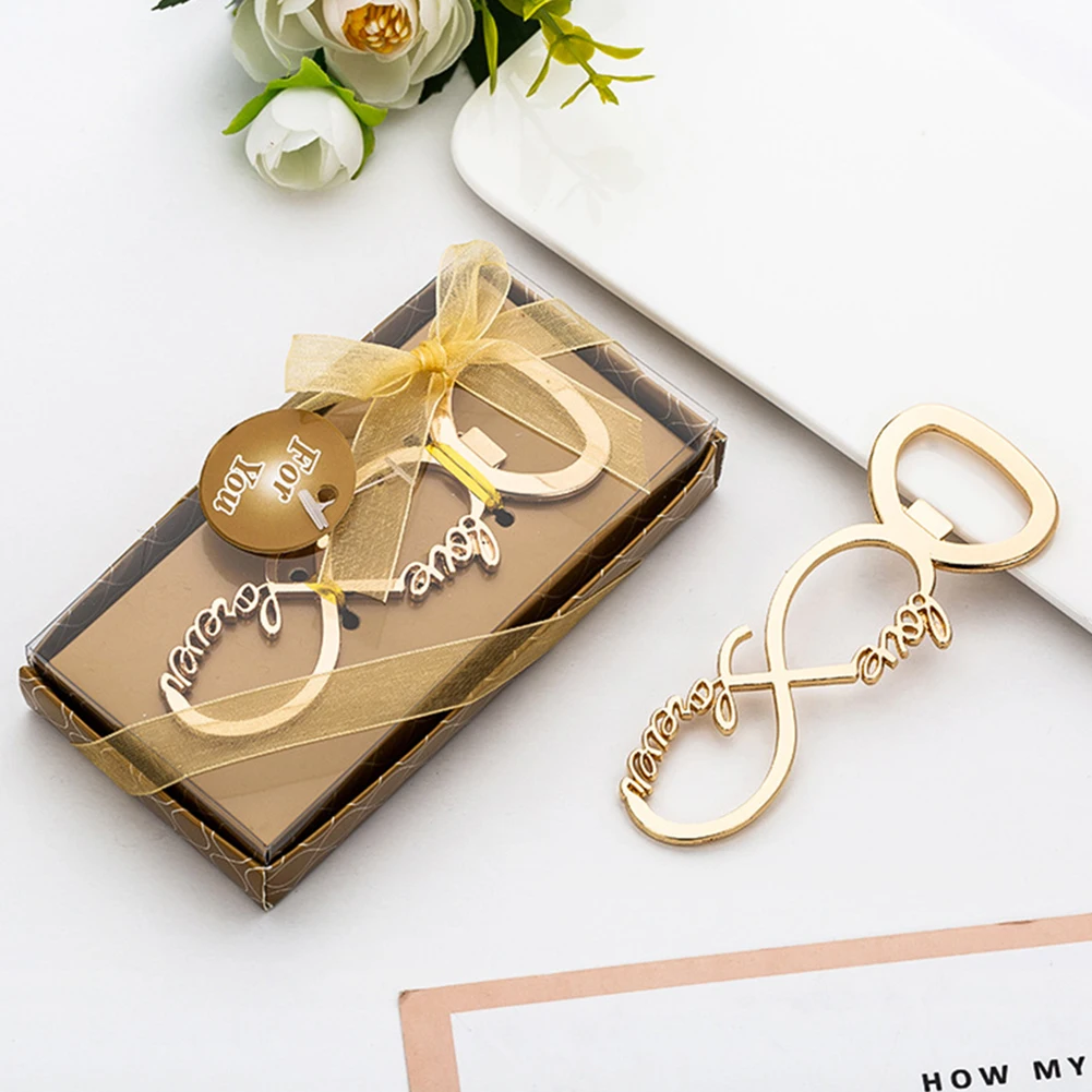 Открывалка для пивных бутылок LOVE8, портативная металлическая открывалка для пива, свадебные сувениры для гостей