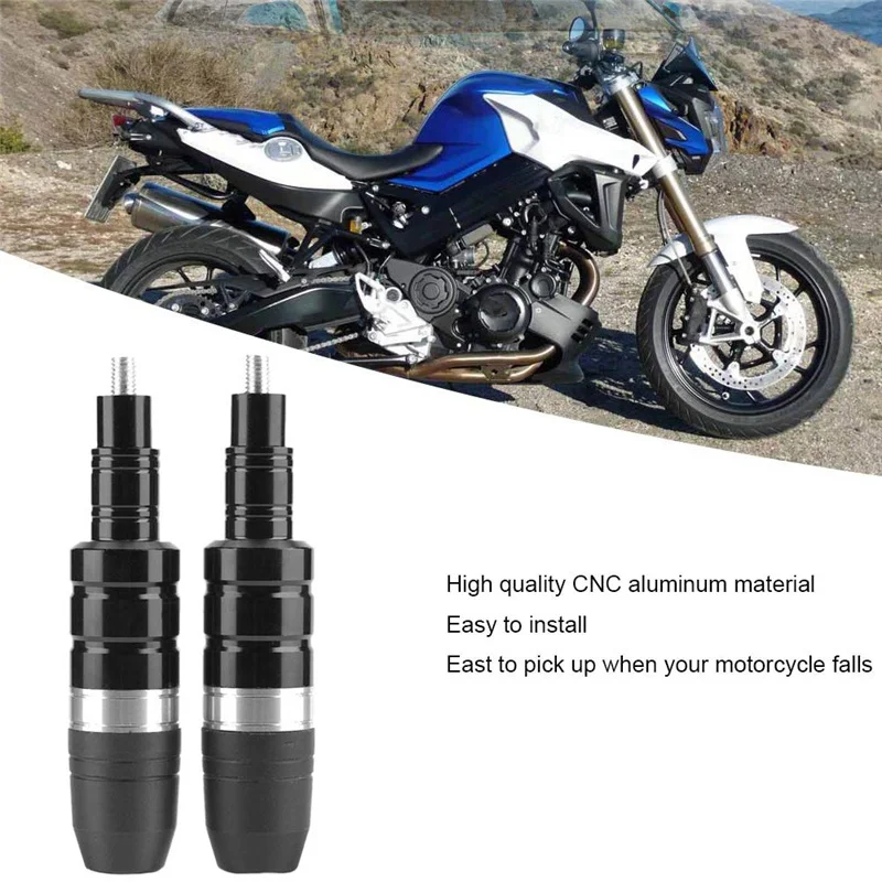 

1Pair 8mm Motorcycle Anti Falling Rod Scooter Motorbike CNC Aluminum Engine Shatter Crash Frame Slider Protector Stick Crash Bar