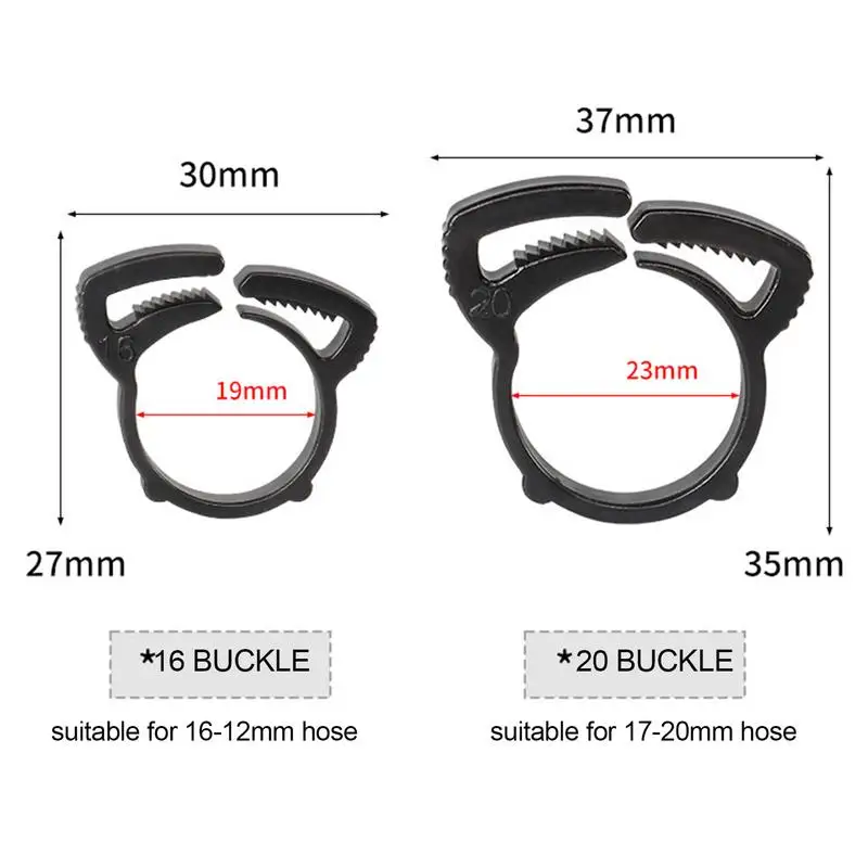 Ассортимент хомутов для шлангов. Зажим шланга. Крепеж держателя трубки. 20X