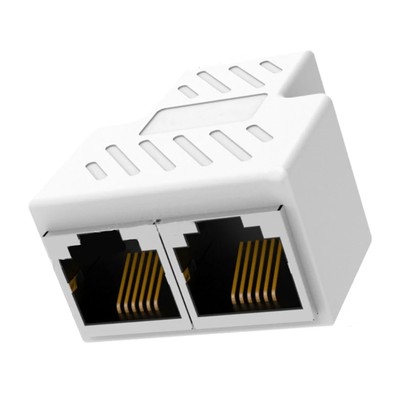 Настенный адаптер RJ11 двойной разветвитель телефонной линии настенная вилка