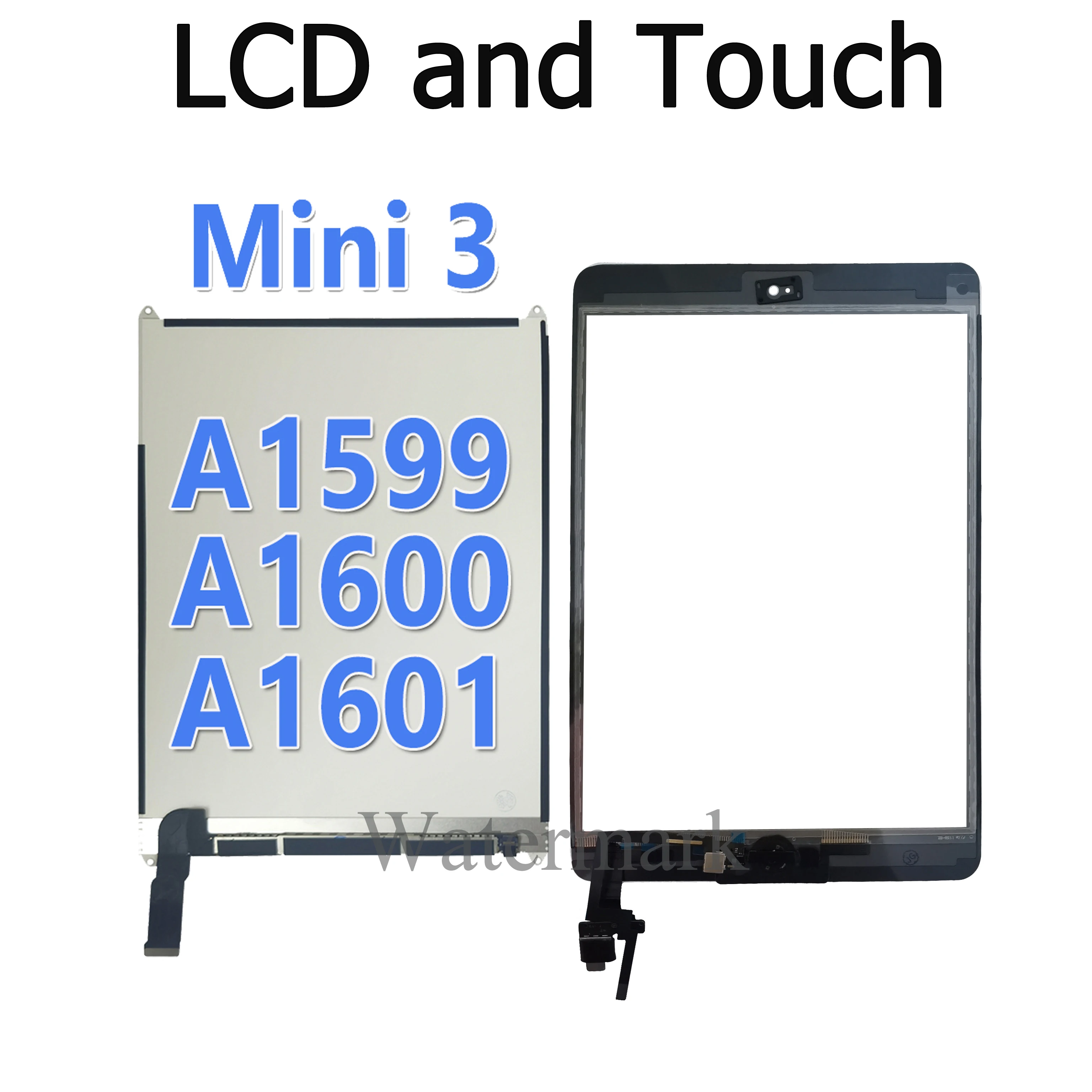 Сенсорный экран и ЖК-дисплей для iPad Mini 1 Mini1 A1432 A1454 A1455 MINI 2 Mini2 A1489 A1490 A1491 Mini3 3 A1600 A1601 |