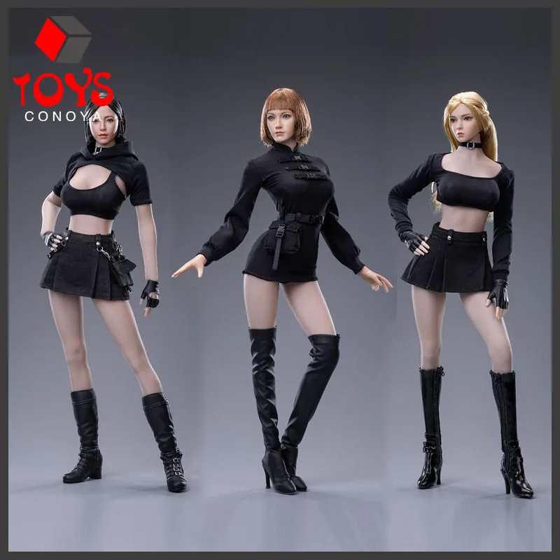 

3STOYS 1/6 Female Punk Functional Style Clothes 3S011 3S012 3S013 Soldier Dress Model Fit 12'' TBL S12D Action Figure Body Dolls