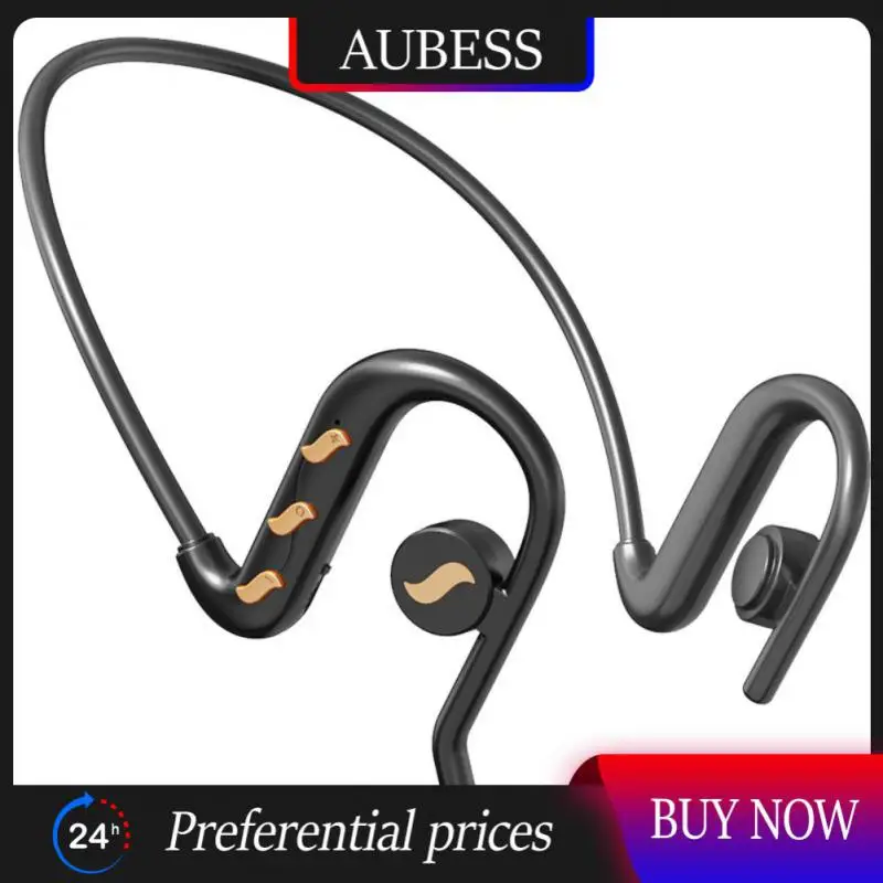 

Sports Stereo Bone Conducting Wireless Headset Waterproof Wireless Headphones Colorful Led Lights Tws Earbuds With Microphone