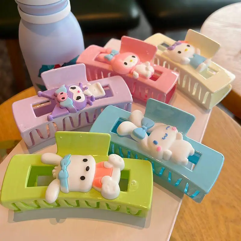 

Cinnamoroll Shark Hairpin Pochacco Hair Claw Clip Anime Kuromi Kawaii Melody Hello Kittys Cute Pompompurin Cartoon Headwear Gift