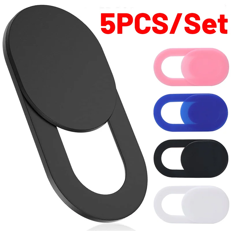 

5PCS Universal Webcam Protective Cover Antispy Slider Camera Protector for iPad Laptop Macbook Phones Lens Privacy Sticker